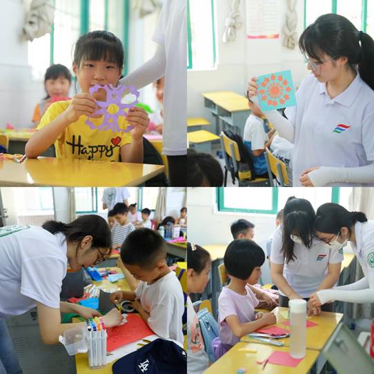 剪纸课堂、学生作品展示