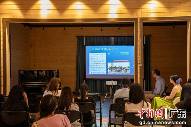 音乐大师课现场(广州新华学院供图)
