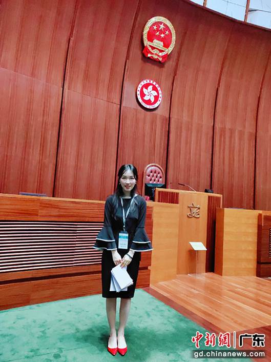 广州新华学院董事会董事、副校长刘婉莉出席香港立法会座谈(广州新华学院供图)